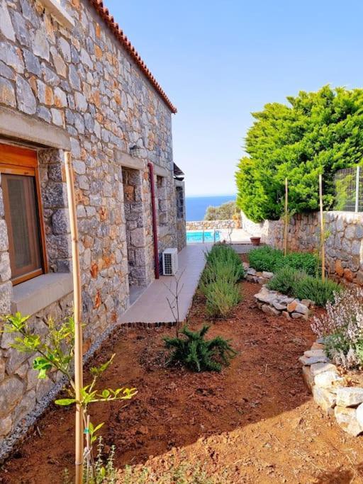 Villa Mavri Ruhige Private Pool Villa, Meerblick Ajía Paraszkeví Kültér fotó